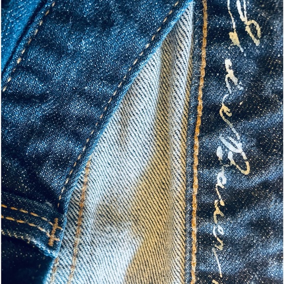 Eddie Bauer Sz:8 Curvey Slim Straight Blue Jeans - Picture 8 of 13
